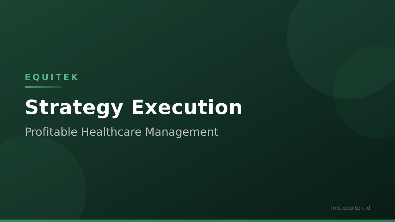 Enrichment 2 - Hospital Strategy Execution Complete Old Module