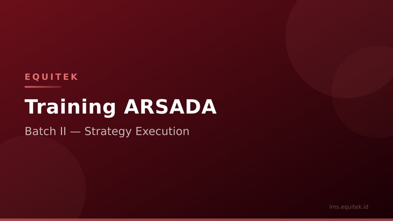 Training Collab with ARSADA Batch II